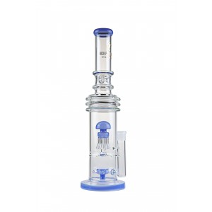 18.4" High Point Glass Sprinkler Jellyfish Perc Water Pipe Rig - [DY-197]